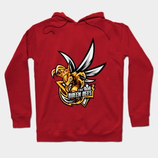 Queen Bees - Wellington NZ ice hockey Hoodie